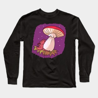 Mouse Picnic Under Mushroom Long Sleeve T-Shirt